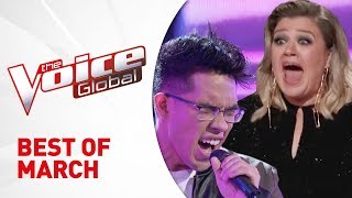 BEST AUDITIONS of MARCH 2019 in The Voice [upl. by Aissela]