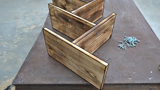 DIY Basic Wooden Book Shelf [upl. by Rekab]