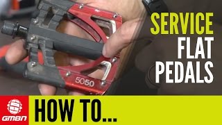 How To Service Mountain Bike Flat Pedals [upl. by Irtimd]