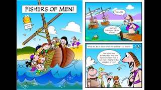 Fishers of Men Bible Lesson [upl. by Airbmak]