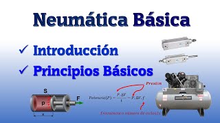 NEUMÁTICA BÁSICA  INTRODUCCIÓN  PRINCIPIOS BÁSICOS [upl. by Delogu]