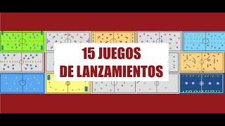 15 JUEGOS DE LANZAMIENTOS  Juegos Educación Física [upl. by Oicangi]