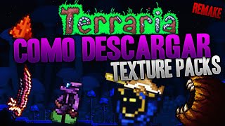 Como descargar Texture Packs  Terraria 14  Actualizado [upl. by Lain]