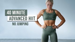 No Equipment 40 MIN Advanced Monster Monday HIIT Workout  no repeat no jumping [upl. by Ille]