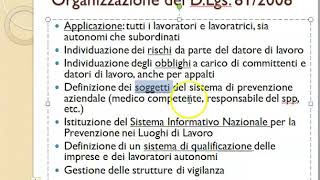 Sicurezza sul lavoro  Parte 3  DLgs 81  2008 [upl. by Esinet]