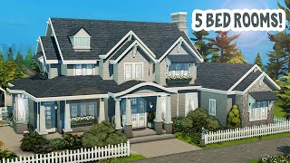 Huge Copperdale Family Home  The Sims 4 Speed Build [upl. by Biebel]