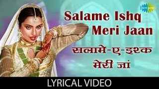 Salam e Ishq with lyrics  सलाम ए इश्क़ गाने के बोल  Muqaddar ka Sikandar  Rekha  Amitabh Bachchan [upl. by Kerin]