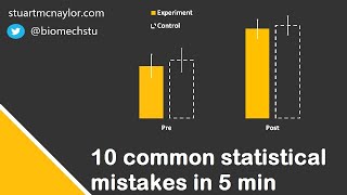 Ten Statistical Mistakes in 5 Min [upl. by Leroi]