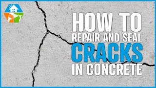 How to repair seal and waterproof large cracks in concrete cement steel pvc [upl. by Mozes]