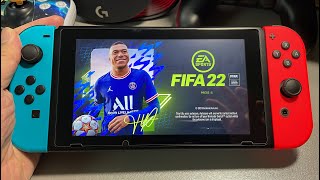 EA Sport FIFA 22 Gameplay On Nintendo Switch [upl. by Calypso]