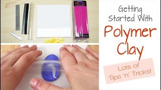 Polymer Clay for Beginners Getting Started  How to Condition amp Mix Clay  Demo Advice amp Tips [upl. by Carpio]