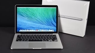 Apple MacBook Pro 13inch with Retina Display Late 2013 Unboxing Demo amp Benchmarks [upl. by Rahs]