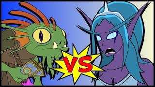 MORGL v TYRANDE A Hearthstone Cartoon [upl. by Fiertz]