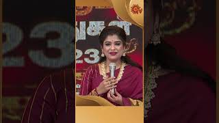 Preethi Sanjeev emotional talk  Shorts SKV2023  Sun TV [upl. by Davina14]