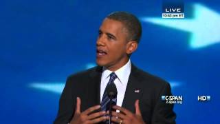 President Obama Acceptance Speech at 2012 Democratic National Convention CSPAN  Full Speech [upl. by Pavlish674]