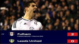 Fulham 2  0 Leeds United [upl. by Oramug919]