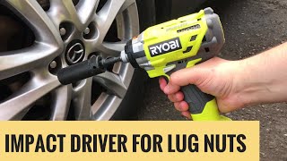 Remove Lug Nuts with Impact Driver [upl. by Eniarral]