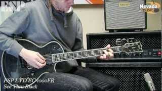 ESP LTD EC 1000 FR See Thru Black Demo  Sam Bell PMTVUK [upl. by Yalcrab740]