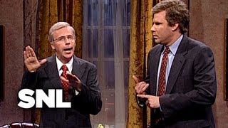 George H W Bush Gives Debate Advice to George W Bush  SNL [upl. by Uon854]