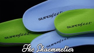 Superfeet Insoles GREEN vs BLUE • Comparison amp Review [upl. by Arrad]