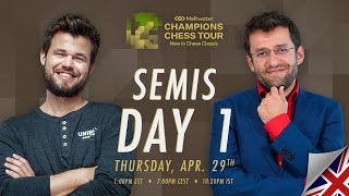 15M Meltwater Champions Chess Tour New In Chess Classic  SF Day 1  PLeko amp TSachdev [upl. by Benedix134]