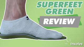 Superfeet Green  Best Insoles for Plantar Fasciitis [upl. by Kopaz]