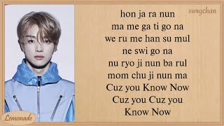 NCT U  Know Now Easy Lyrics [upl. by Ennaitak]