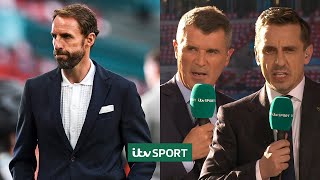 Ian Wright Roy Keane amp Gary Neville speak glowingly of Gareth Southgate  ITV Sport [upl. by Richela]