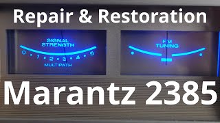 Marantz 2385 Stereo Receiver  One Of The Best Classic Vintage Audio Repair Restoration Testing [upl. by Ahsemad209]