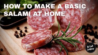 How to make a Simple Salami at home  EASY FOOLPROOF RECIPE [upl. by Aden]