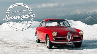 Homologation Specials 1957 Alfa Romeo Giulietta Sprint Veloce ‘Alleggerita’ [upl. by Tiff]