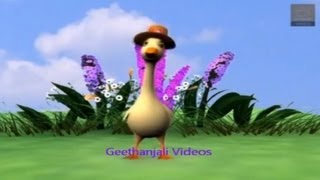 Goosey Goosey Gander  Nursery Rhymes with Lyrics [upl. by Ahsinahs938]