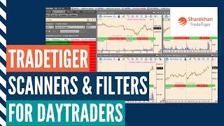 Sharekhan TradeTiger scanners and Filters for intraday traders and swing traders Tradetiger demo [upl. by Patrizius]