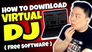 HOW TO DOWNLOAD AND INSTALL VIRTUAL DJ TO YOUR PC COMPUTER FOR FREE I Tagalog Tutorial [upl. by Bradway]