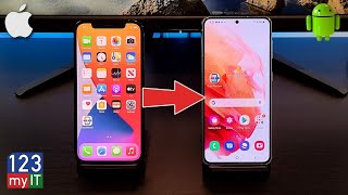 Transfer Data iPhone to Android 2021 [upl. by Retsof24]