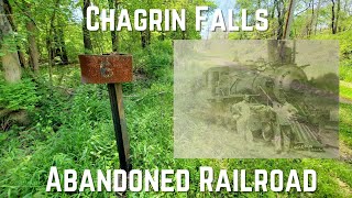 An Abandoned Railroad Branch Line in Chagrin Falls Ohio [upl. by Tacy]