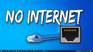 How To Fix LAN Wired Connected But No Internet Access in Windows 10 Solved [upl. by Fenwick]