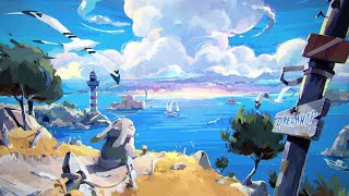 Coastline Breeze ☀️ Summer Lofi Beats [upl. by Kiernan645]