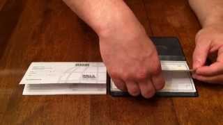 How To Use A Checkbook Cover  Ben Wynkoop [upl. by Nabalas]