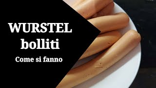 Wurstel bolliti come si fanno [upl. by Elwina]