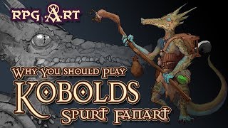 Why you should Play Kobolds  Spurt the Kobold Critical role Fanart RPG art [upl. by Puna]