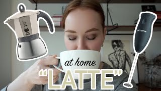 HOW TO MAKE A quotLATTEquot AT HOME moka pot  frother [upl. by Florry]