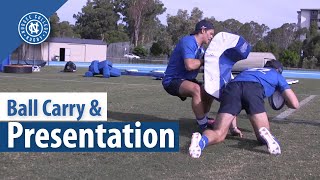 Nudgee Rugby Skills  Ball Carry amp Presentation [upl. by Dlaniger]