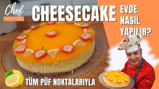 Limonlu Cheescake nasıl yapılır 🍋 [upl. by Amy]