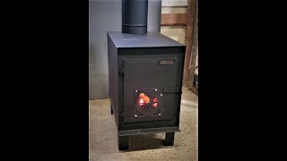 Drolet Hunter wood stove review [upl. by Yroc]