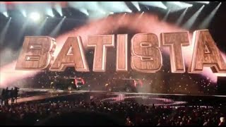 Batista entrance at WrestleMania 35  botch LIVE [upl. by Nanny]