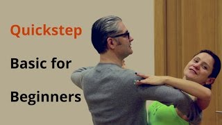 How To Dance Quickstep  Basic Steps for Beginners [upl. by Ellenehc]