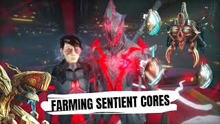 Warframe  HOW TO FARM SENTIENT CORES [upl. by Enoed895]