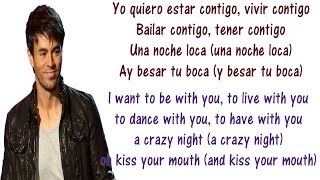 Enrique Iglesias  Bailando  Lyrics English and Spanish  Dancing  Translation amp Meaning [upl. by Amalle187]