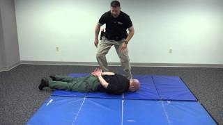 Prone Handcuffing and Search Defensive Tactics [upl. by Nerte537]